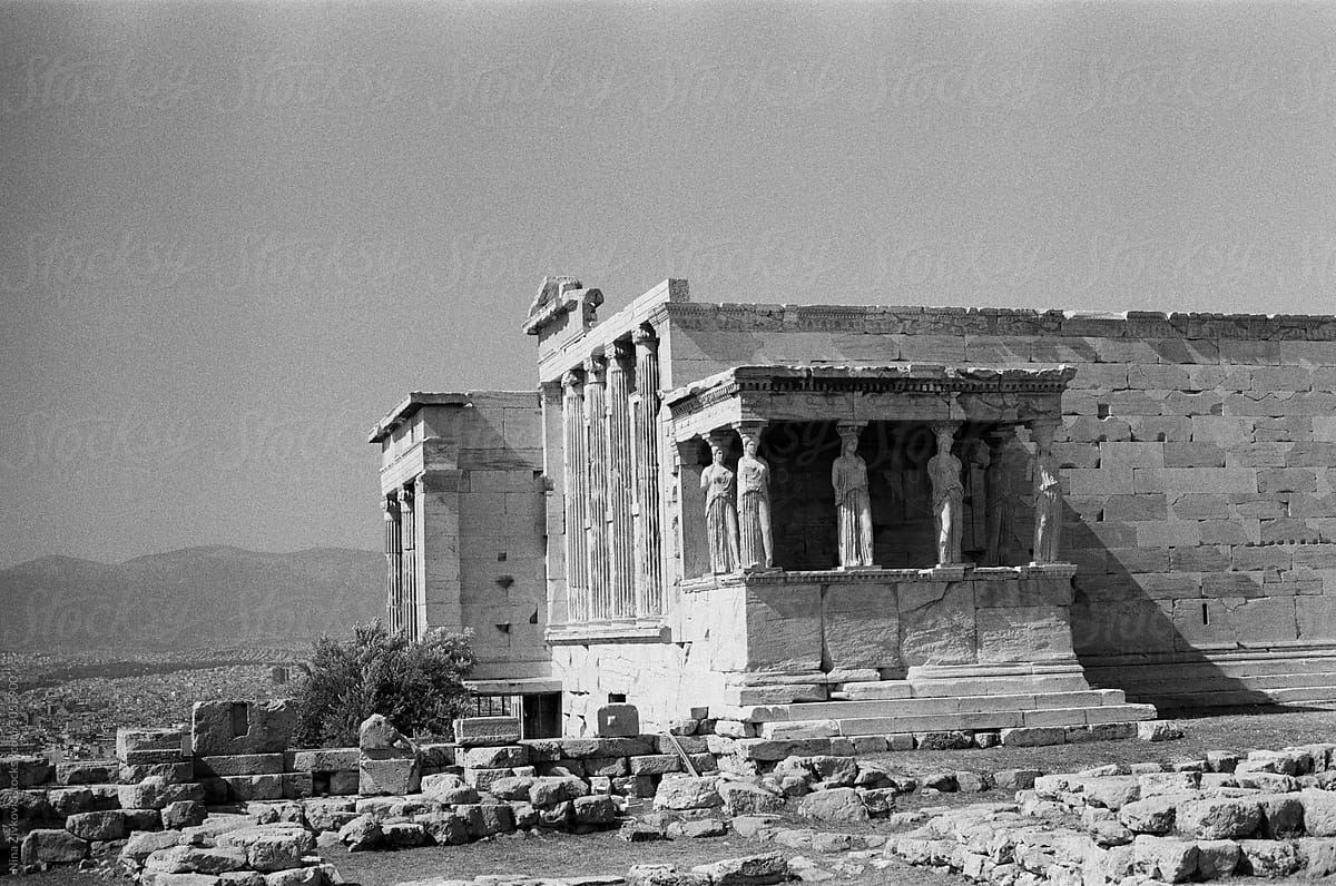 The Erechtheion temple on Acropolis.