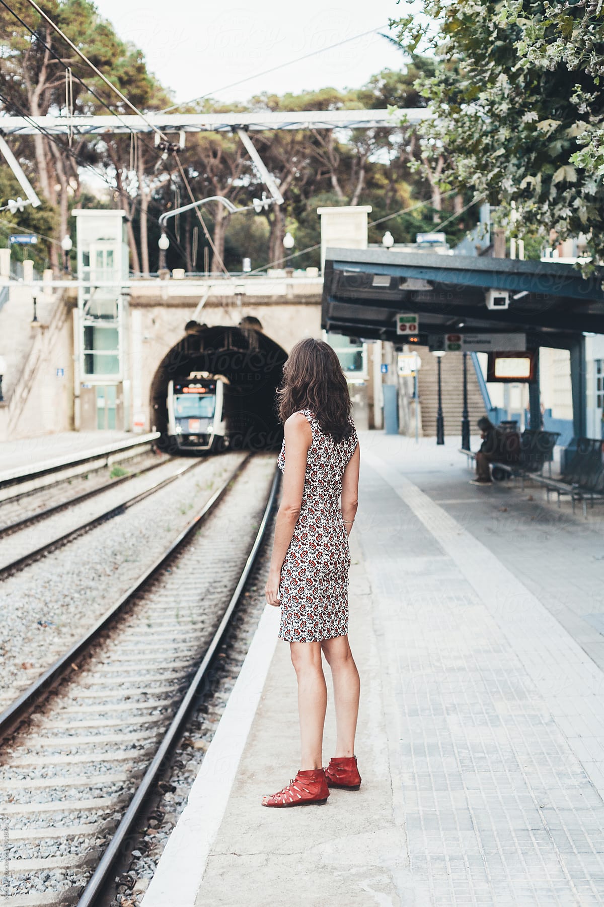 Woman In A Station By Stocksy Contributor Vera Lair Stocksy