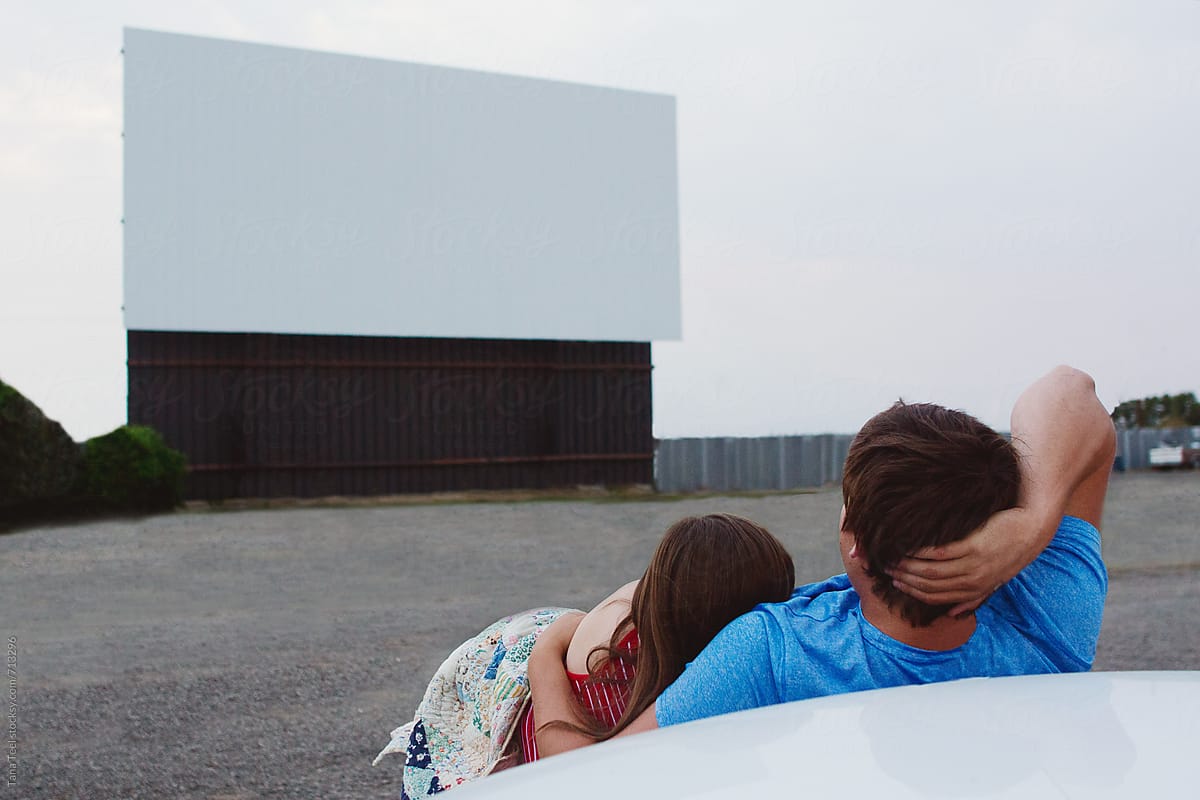 Series at a outdoor drive-in movie theater