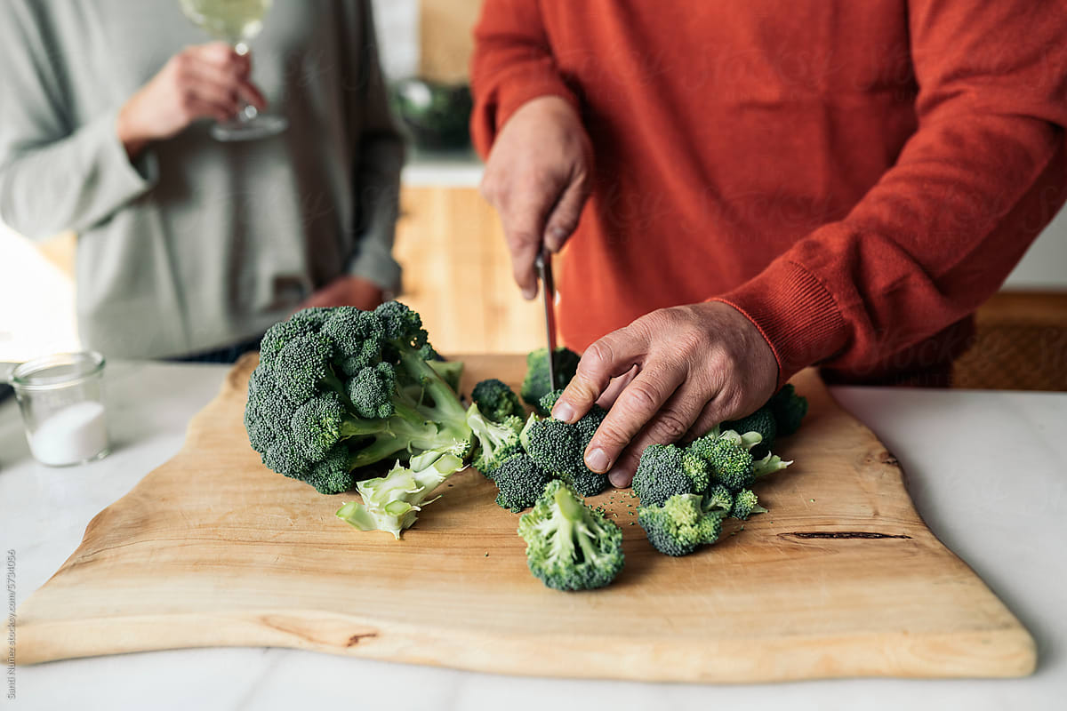 Preparing Fresh Broccoli Delight
