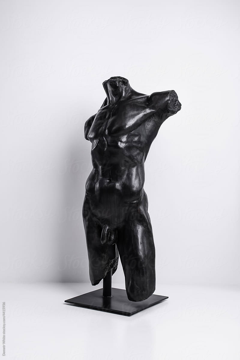 Creative sculpture of human body