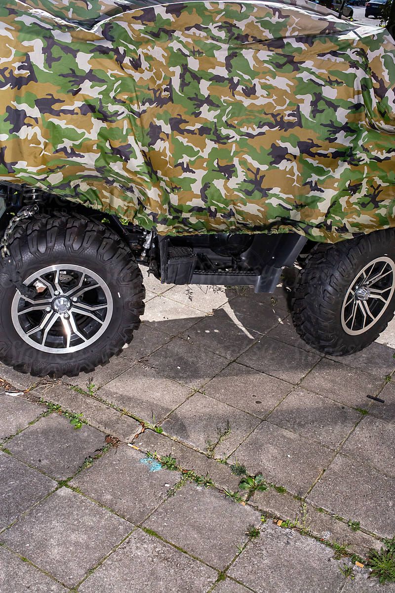 Covered vehicle