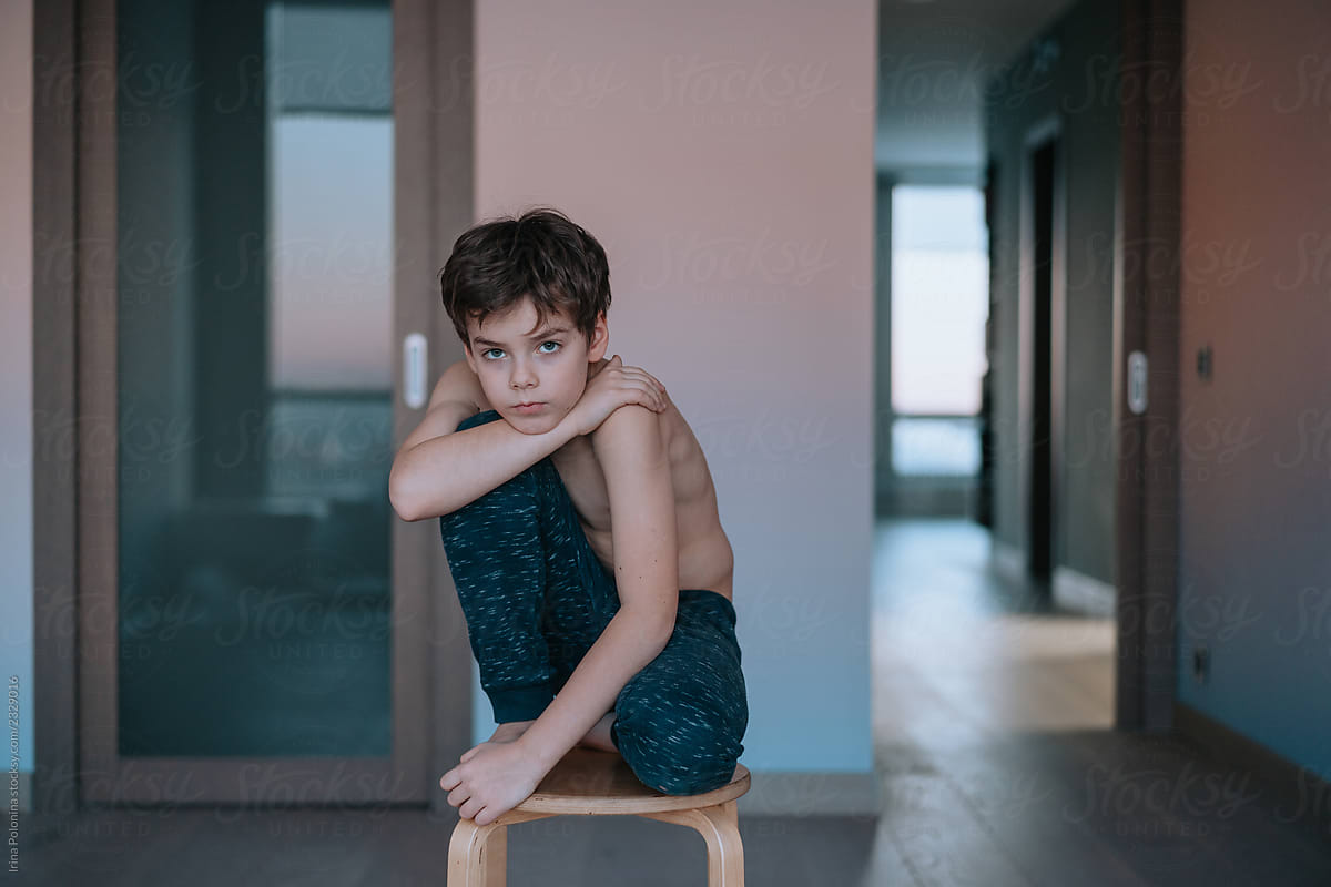 «Portrait Of A Young Boy At Home» del colaborador de Stocksy «Irina ...