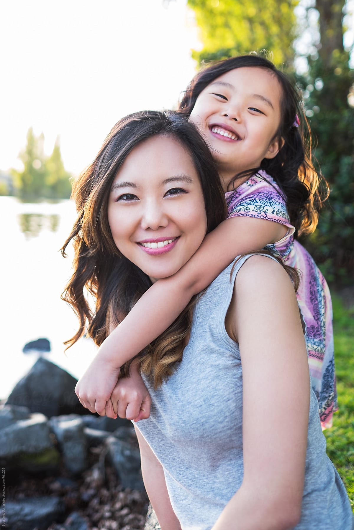 Happy Asian Mother And Daughter Having Fun Together By Stocksy Contributor Take A Pix Media 