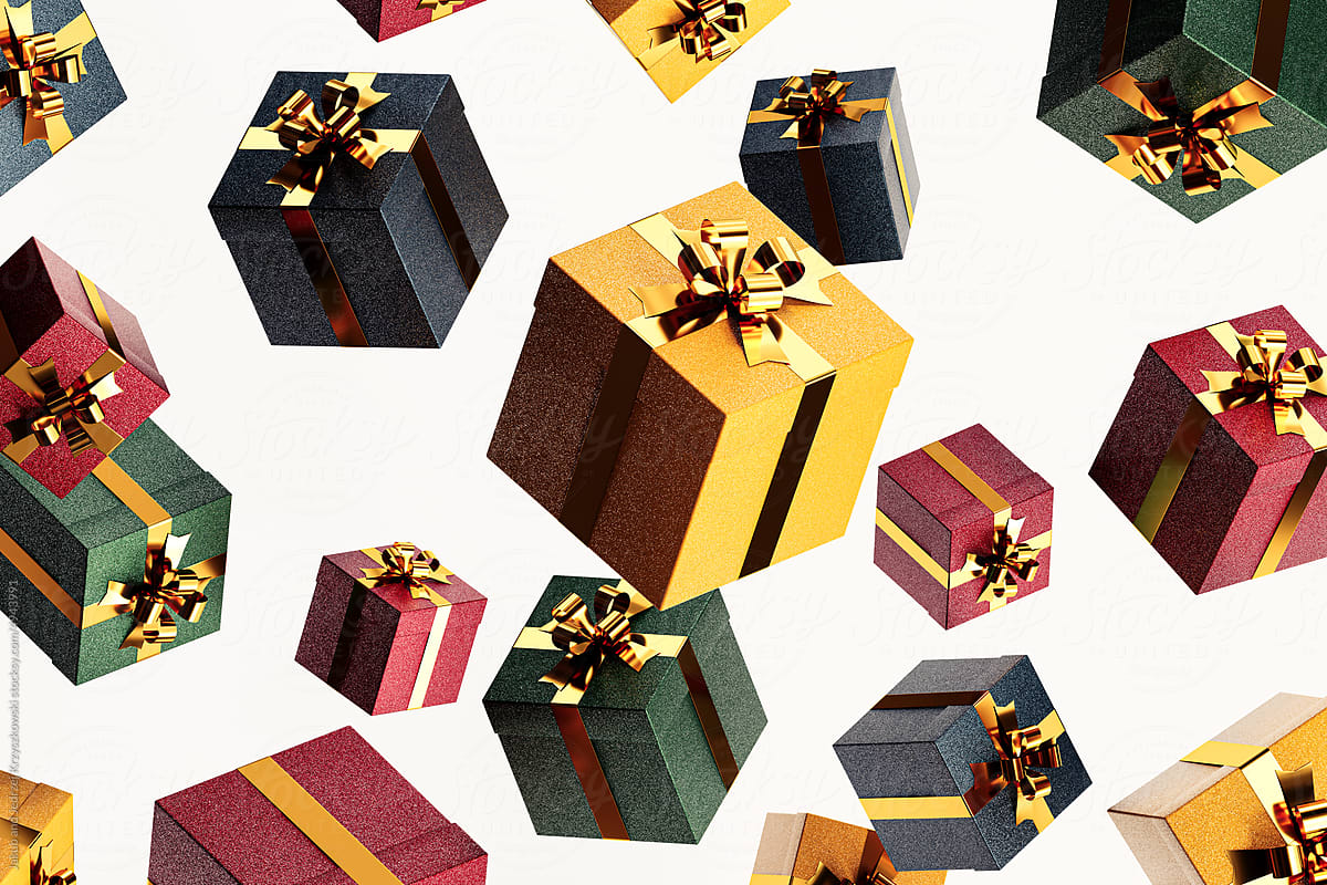 Gift Boxes Background