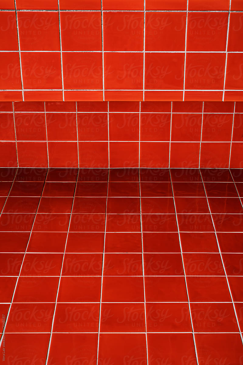 red Portuguese tiles