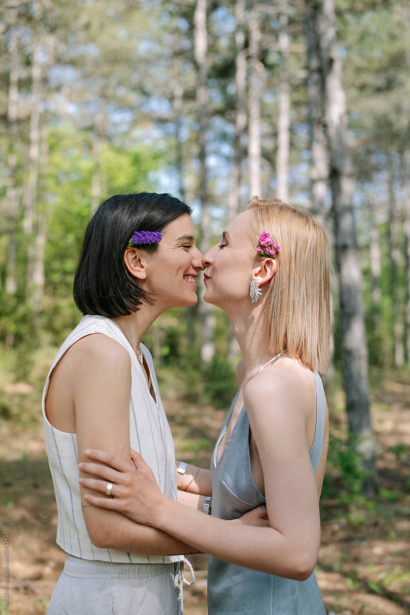Lesbian Couple By Stocksy Contributor Ani Dimi Stocksy