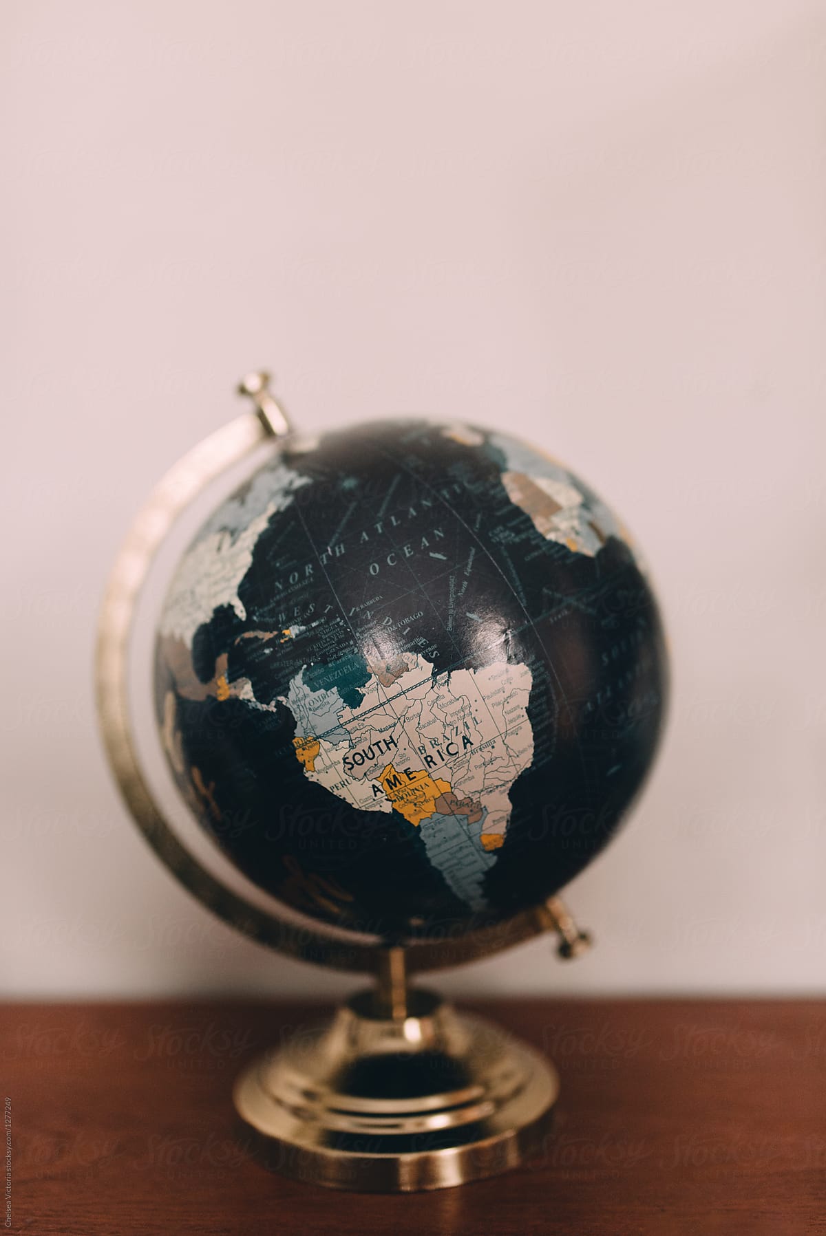 A globe of the world