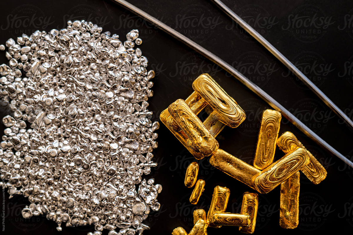 Gold bars, Silver ingots and Palladium Bars