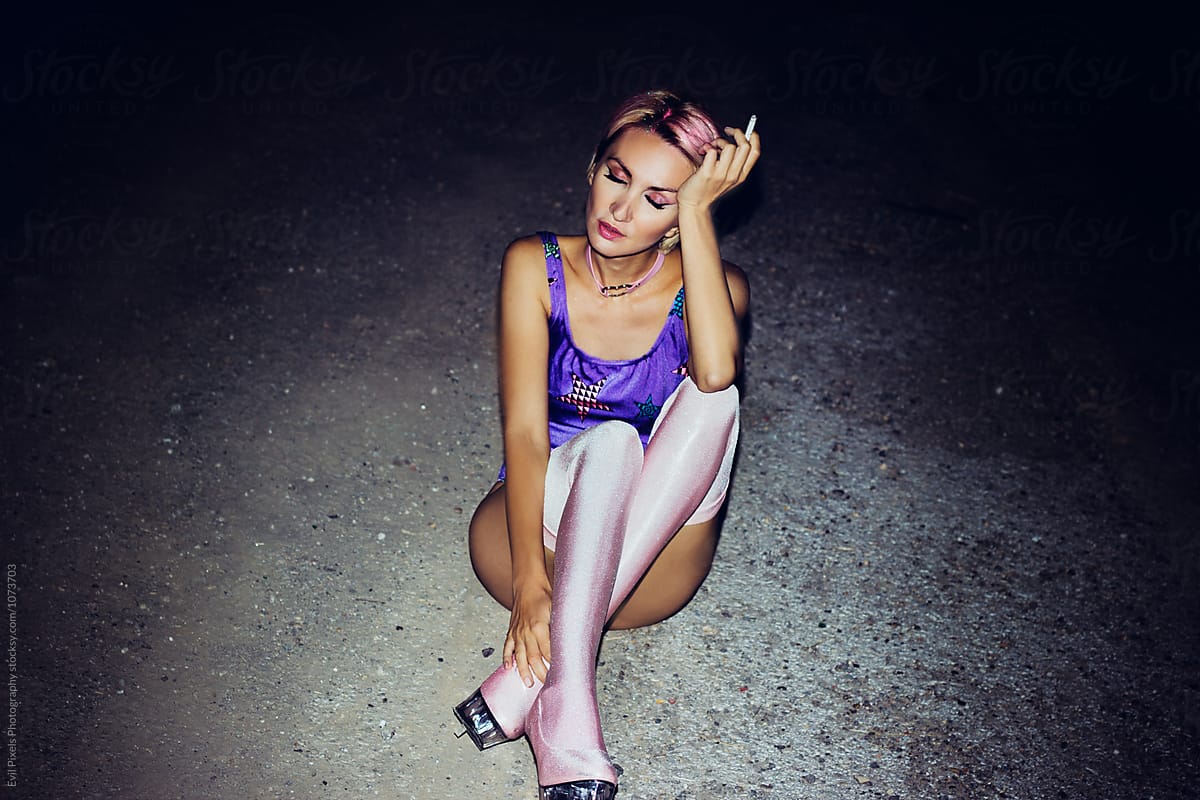 Young Woman In An Underwear by Stocksy Contributor Branislava