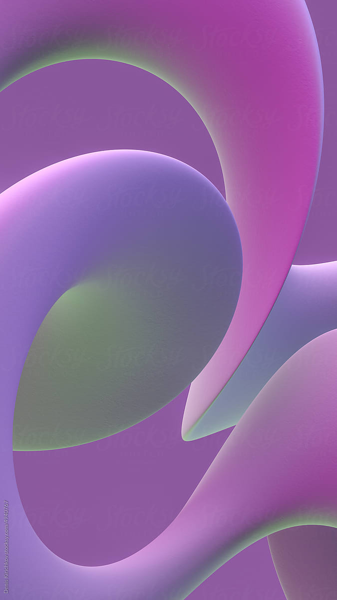 Soft curved purple abstraction.