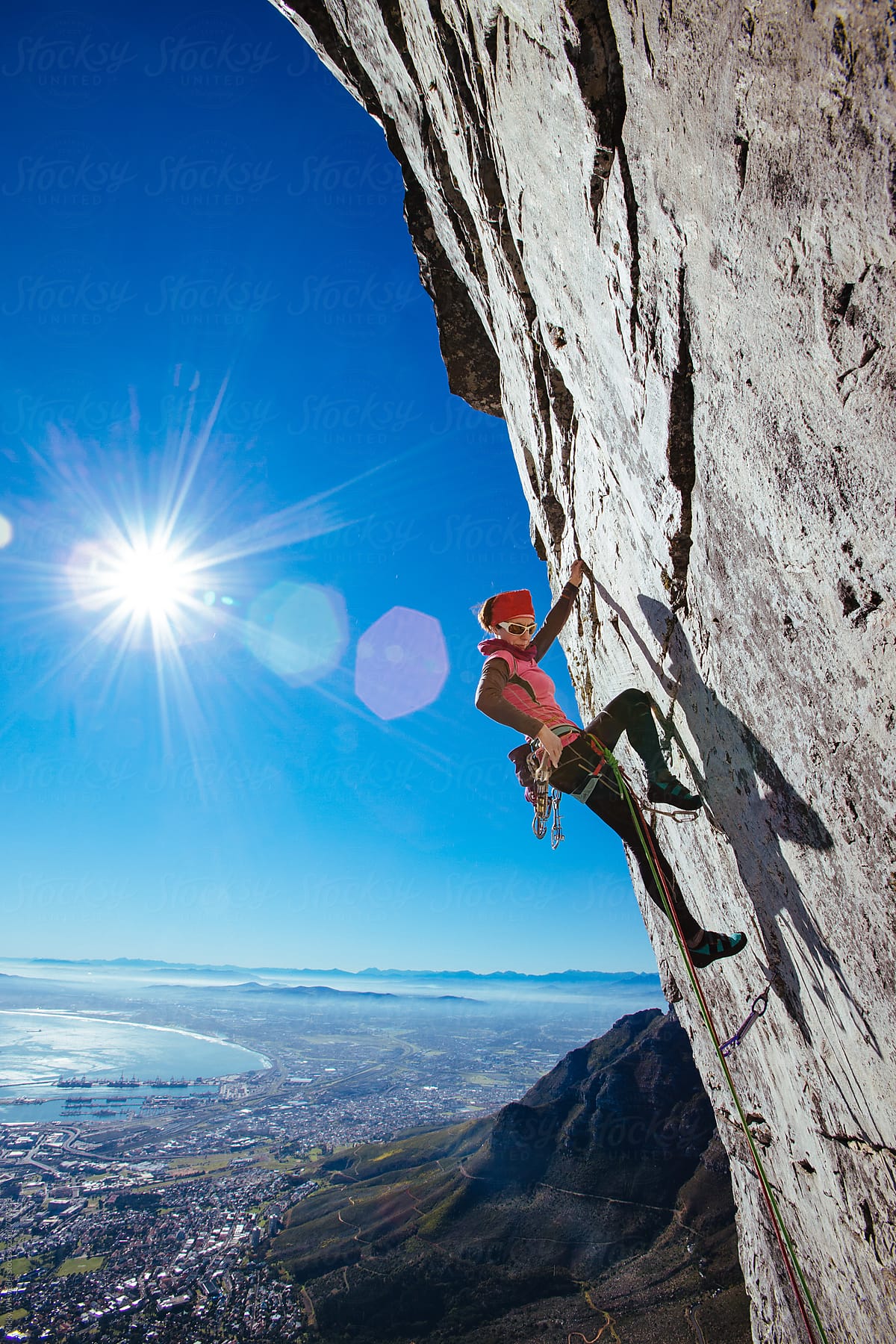 woman mountain climber - Stock Image - Everypixel