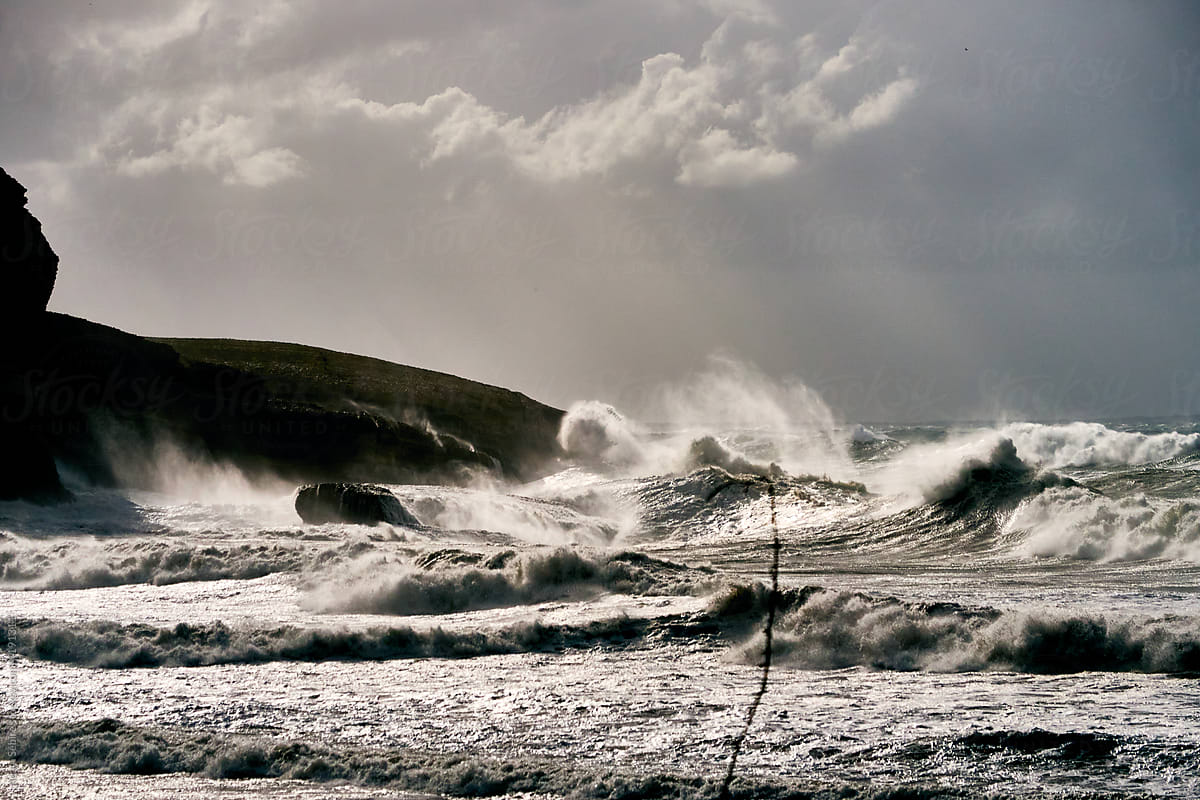 Global warming of ocean systems creates gales & storms