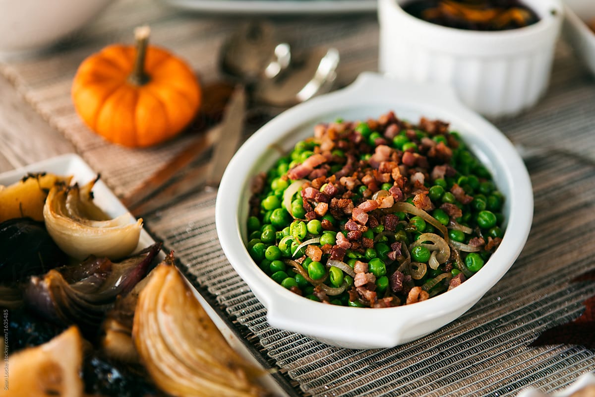 Thanksgiving: Green Peas With Pancetta And Shallots