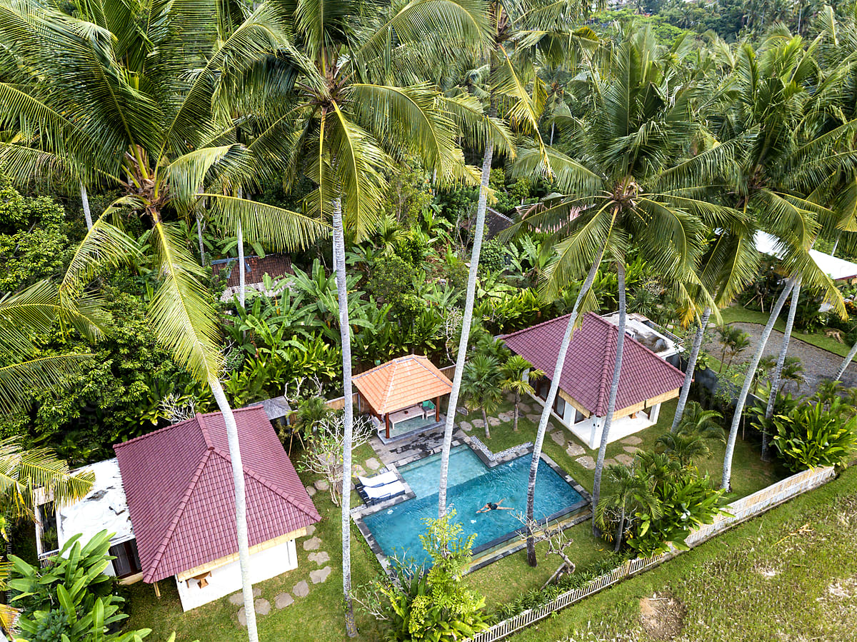Luxury villa with swimming pool in Bali
