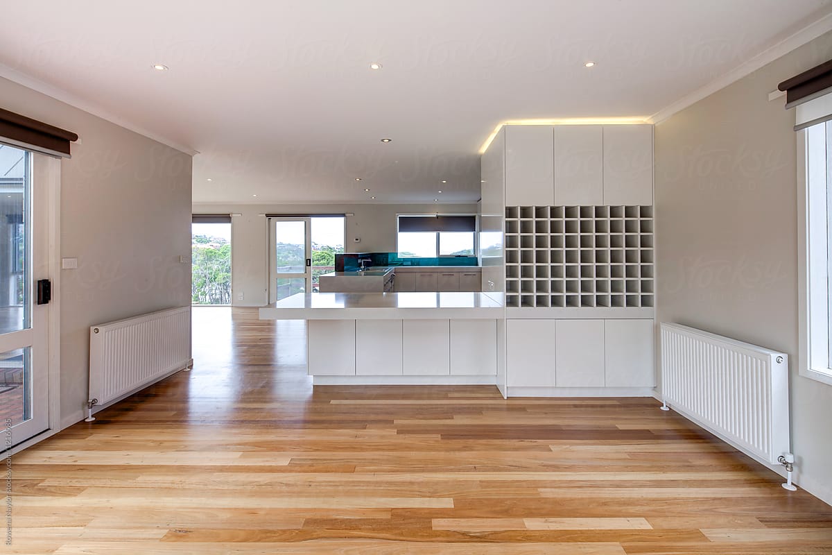New kitchen renovation with in build wine storage