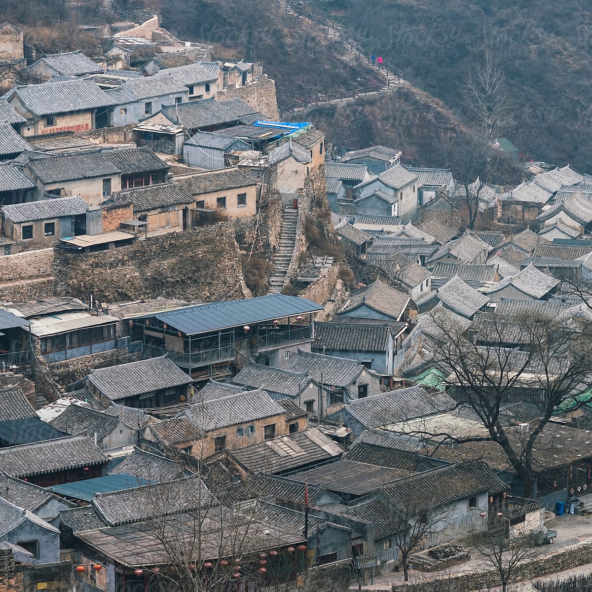 Cuandixia, traditional Ming dinasty village,China.