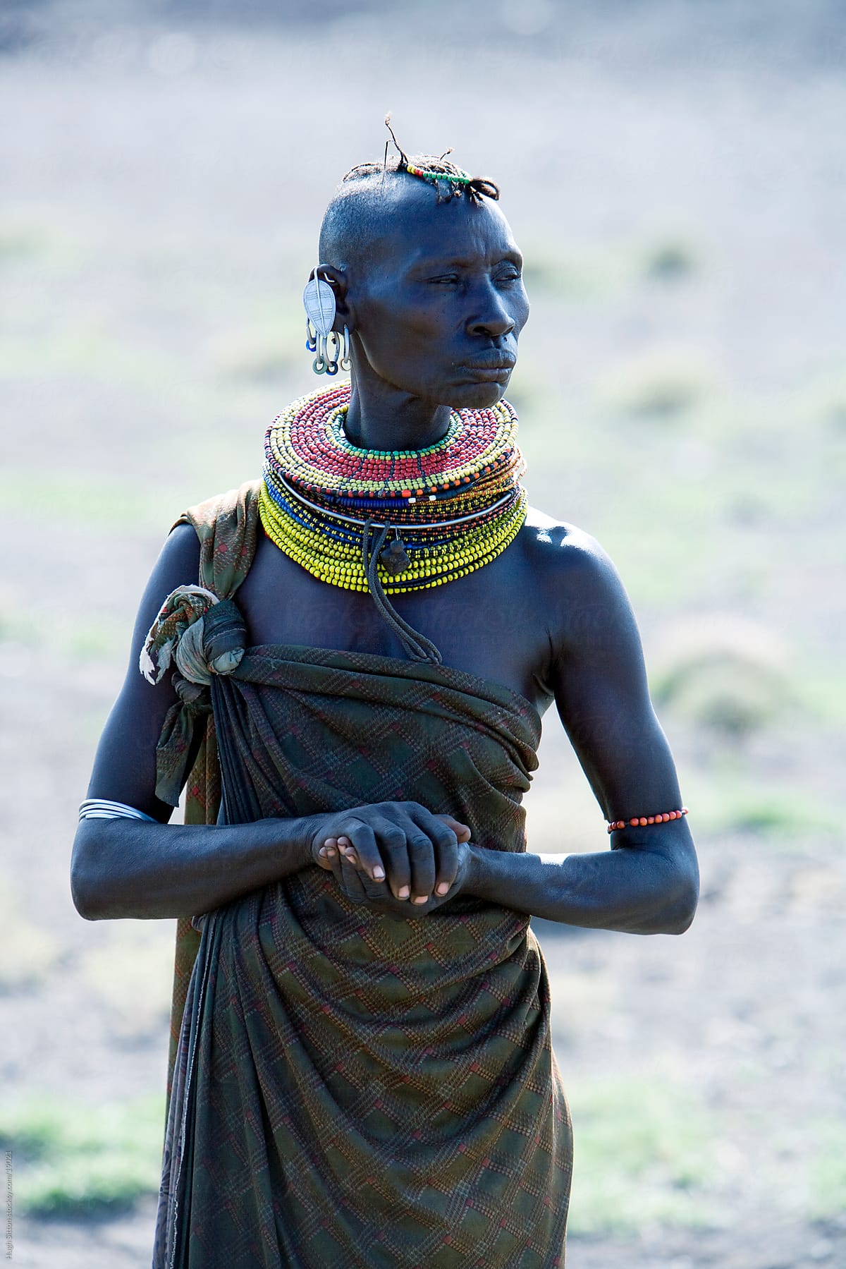 Portrait Of Turkana Tribeswoman Lake Turkana Kenya Porhugh Sitton 
