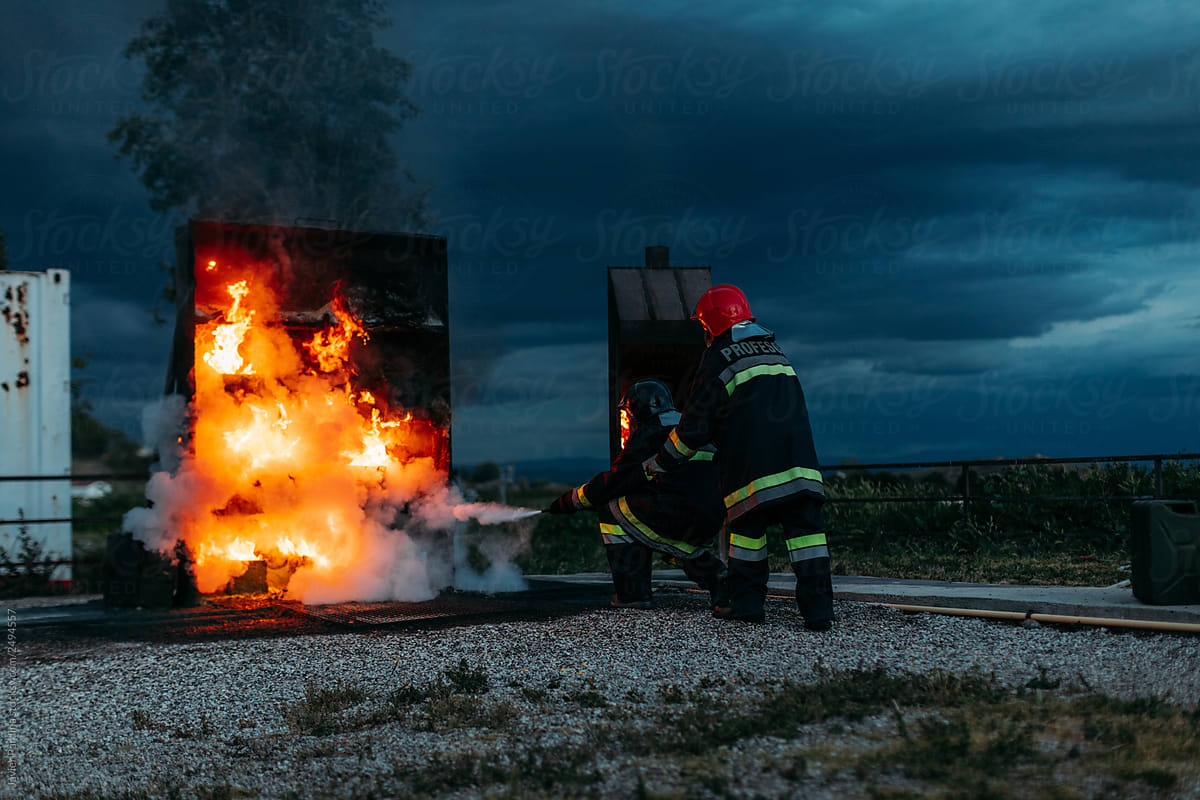firefighter training