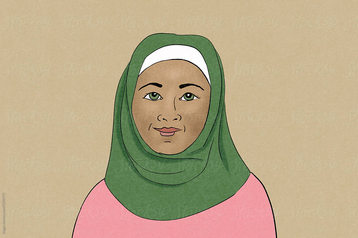 Illustration of a Muslim Woman