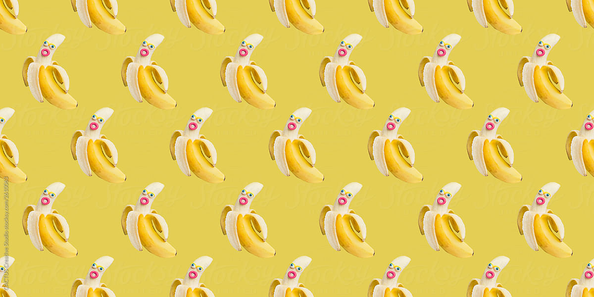 Banana character pattern