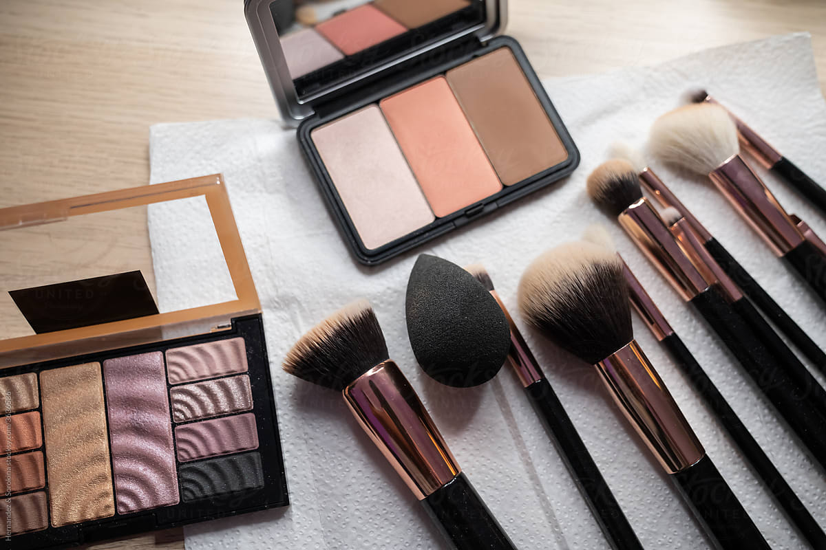 Make-up Brushes And Cosmetic