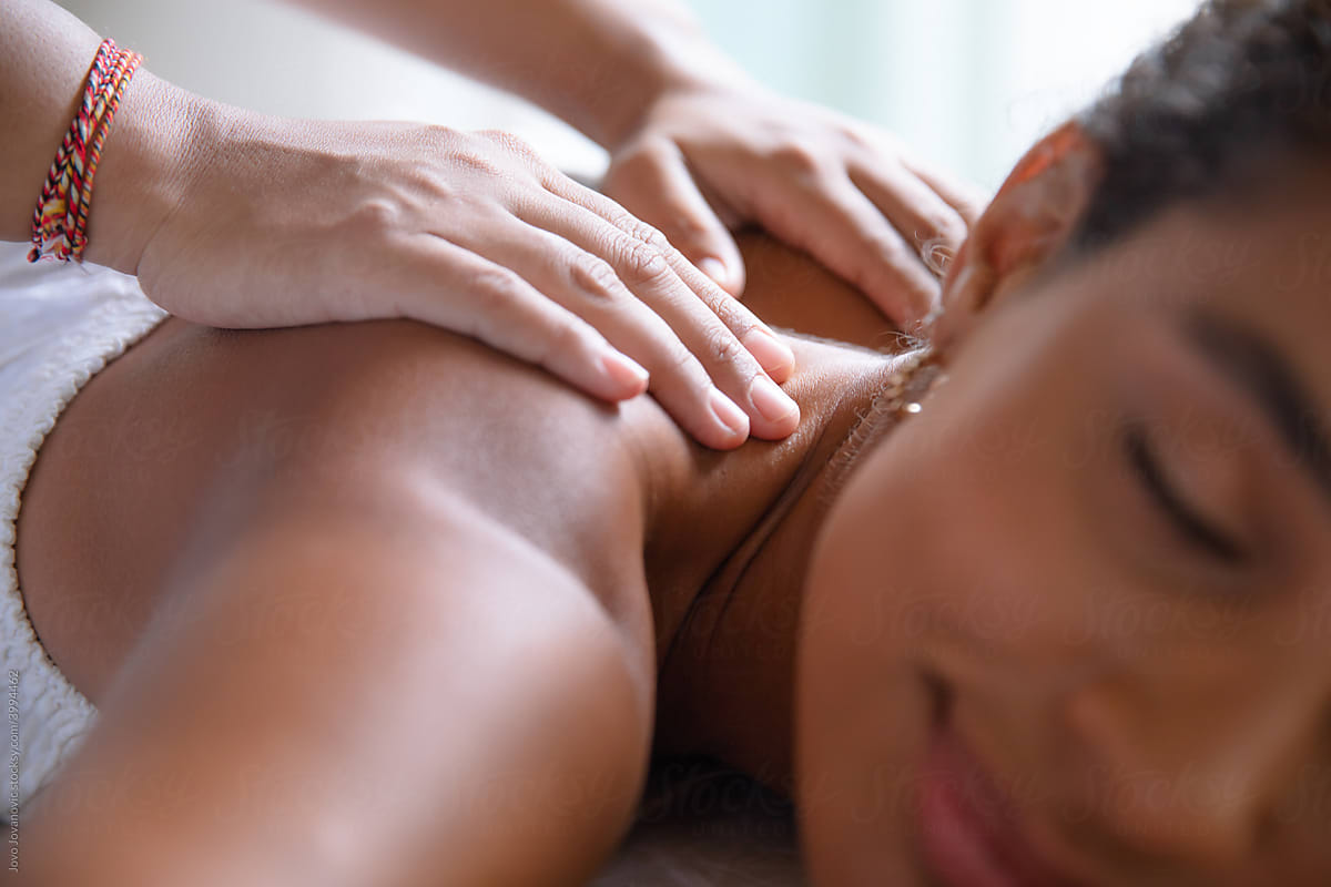 Woman Getting a Massage