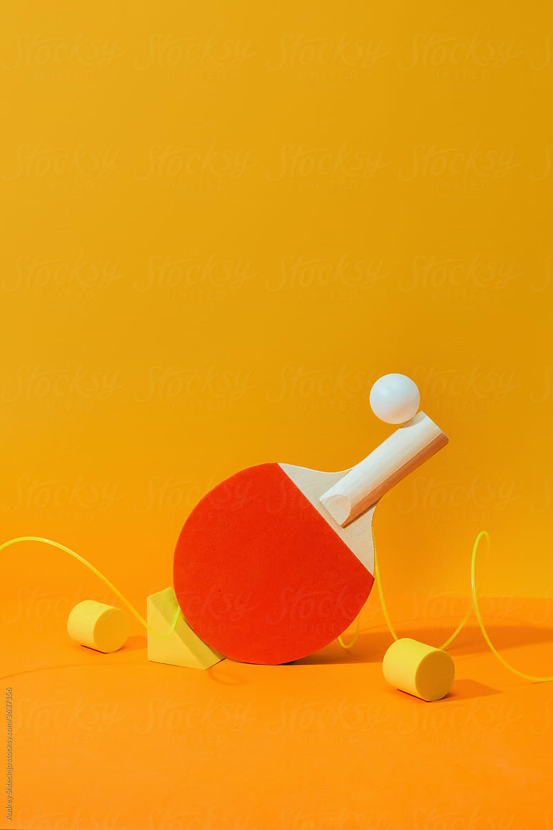 Still Life Study/Vertical Abstract Setup/Table tennis