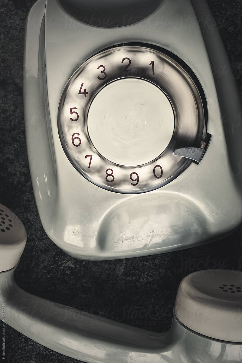 Spinning Telephone Dial