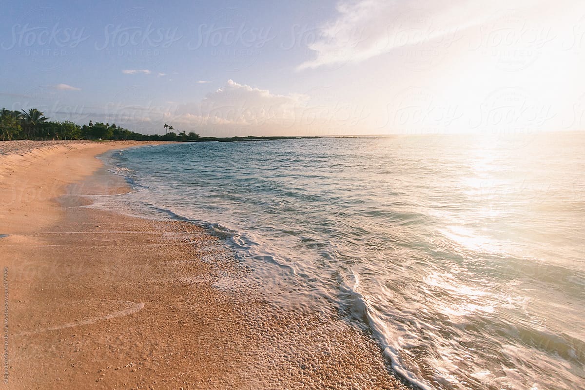 Beach Sunset On Tropical Island By Stocksy Contributor Alejandro Moreno De Carlos Stocksy
