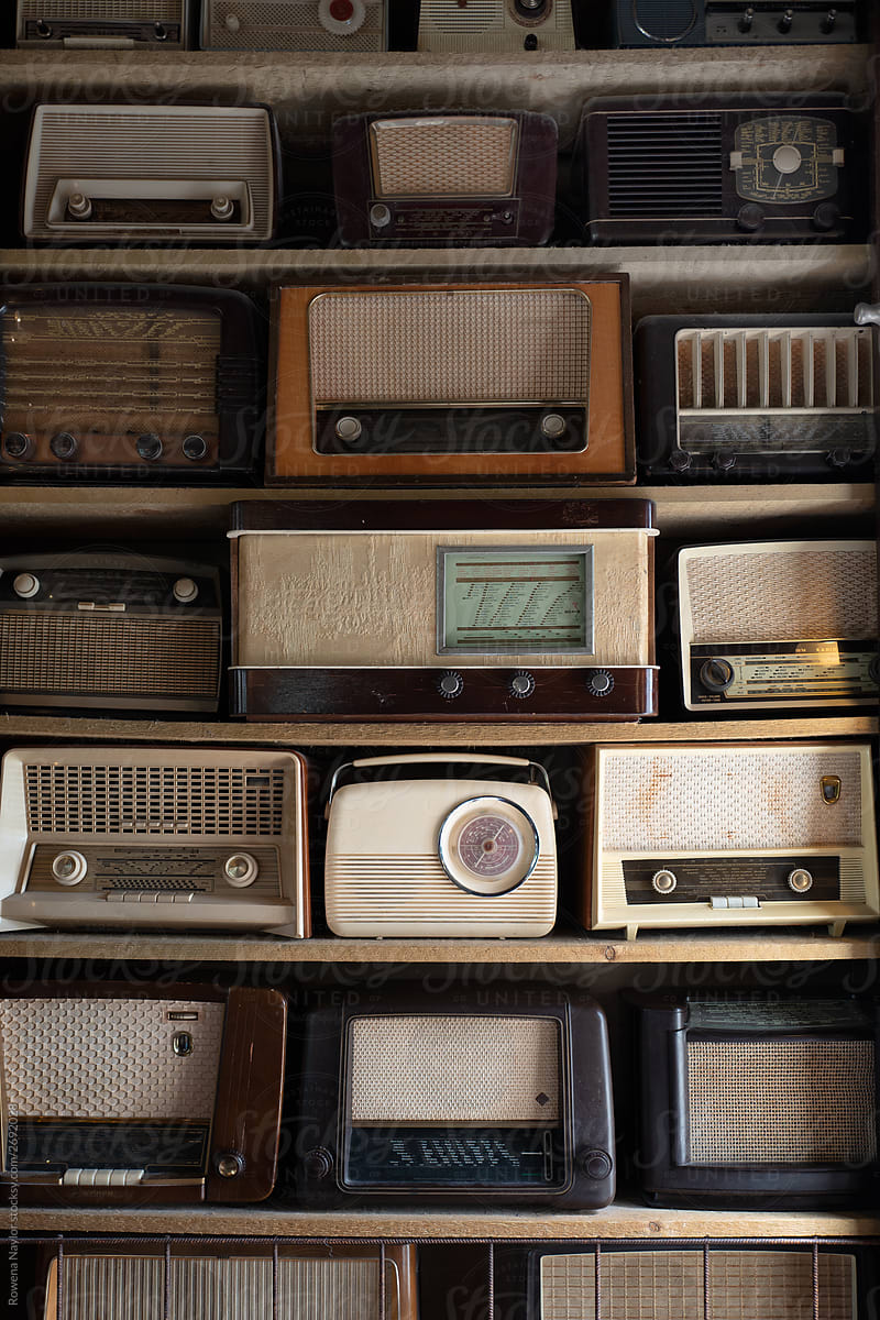 Collection of Vintage Bakelite Radios