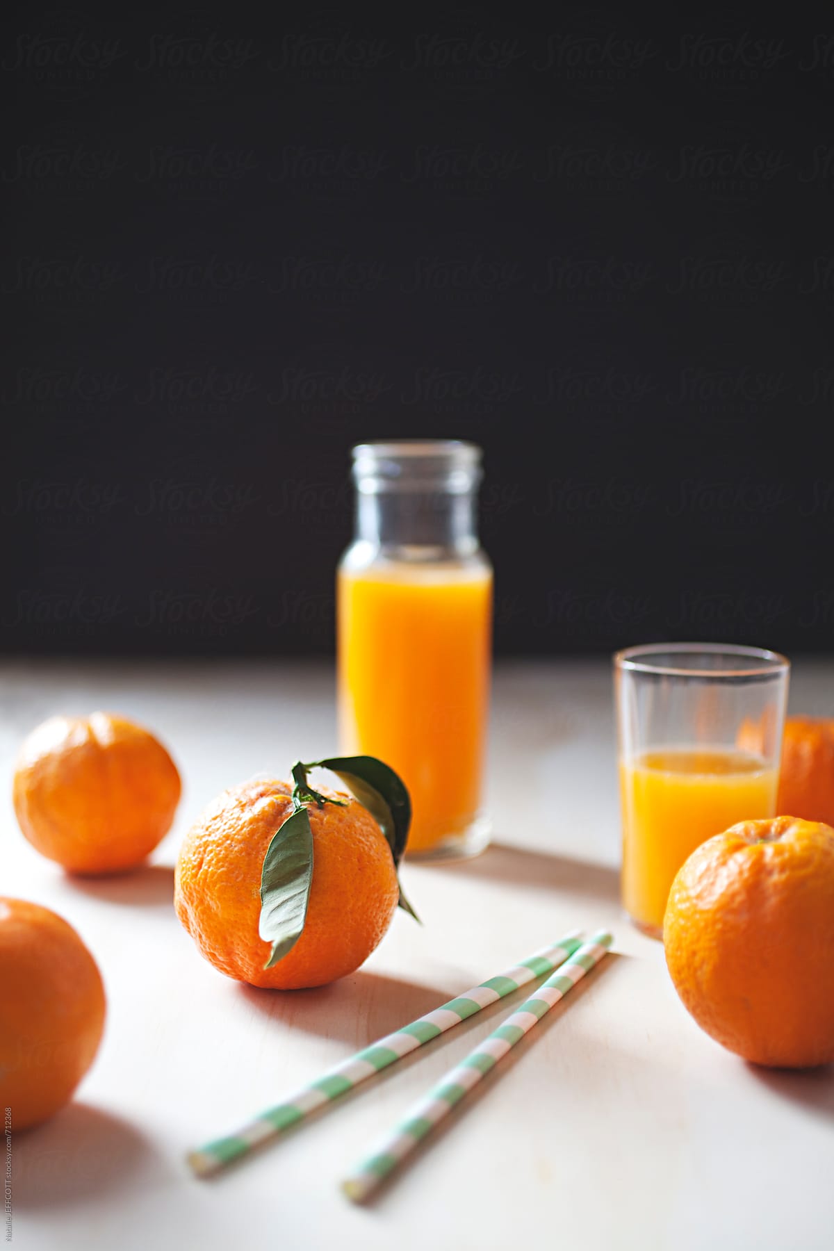 home made freshly squeezed orange juice