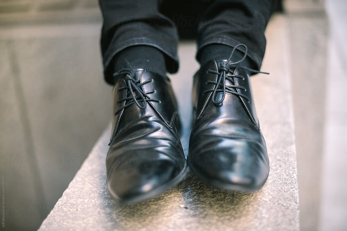 Men\'s Black Oxford shoes