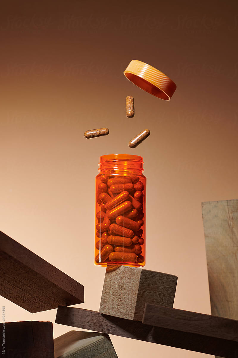 Natural herbal medicine capsule pills