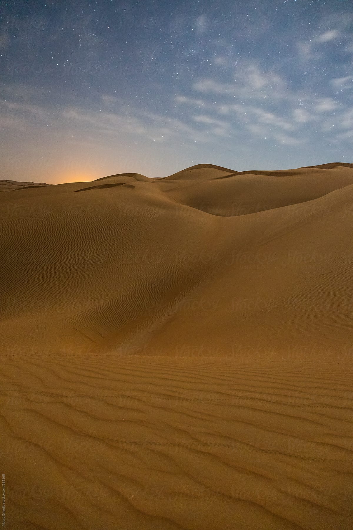 Desert at sunrise