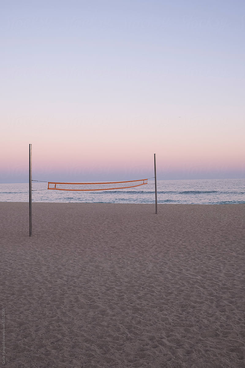 beach volleyball net