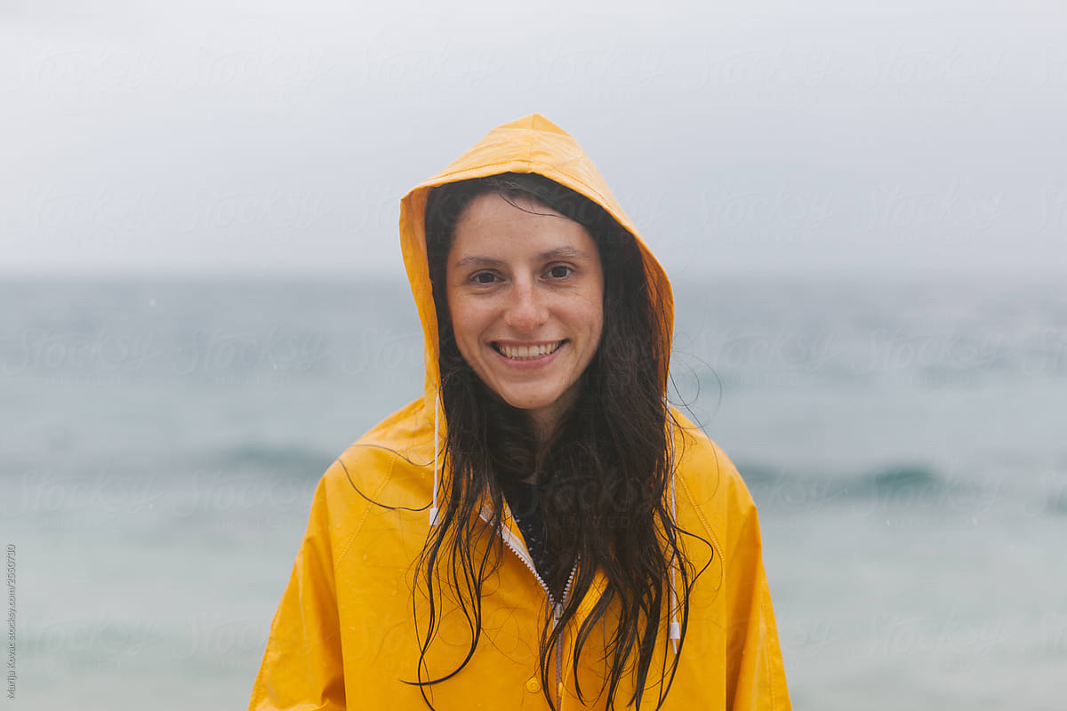 Happy Woman Enjoying The Rain By Stocksy Contributor Marija Kovac Stocksy