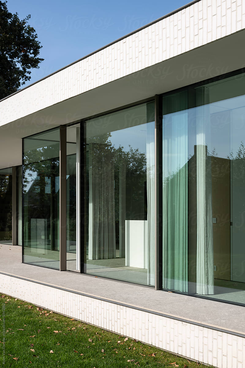 windows of minimalist house