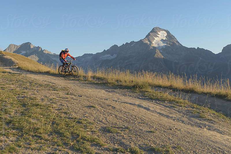 Backcountry mountain biking in the Apls
