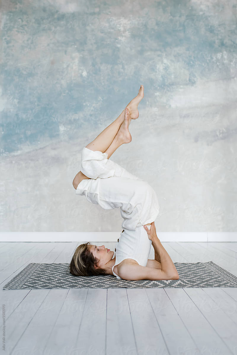 seniorworld.com - Let's talk about Sarvangasana yoga pose.... | Facebook