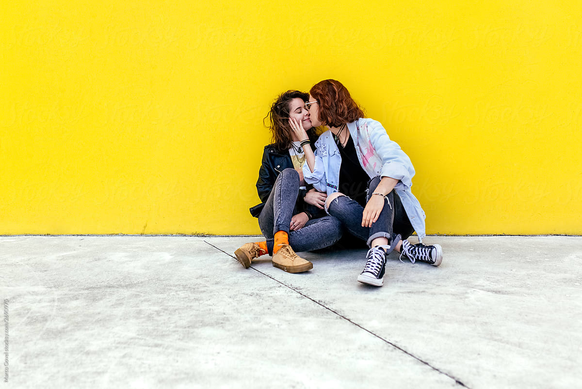 Lesbian Couple By Stocksy Contributor Marco Govel Stocksy 