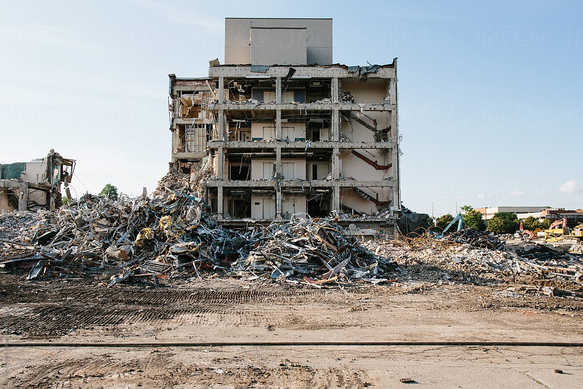 local hospital is demolished