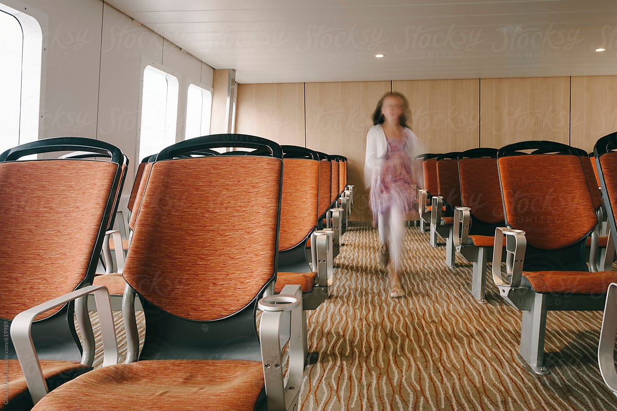 inside ferry boat