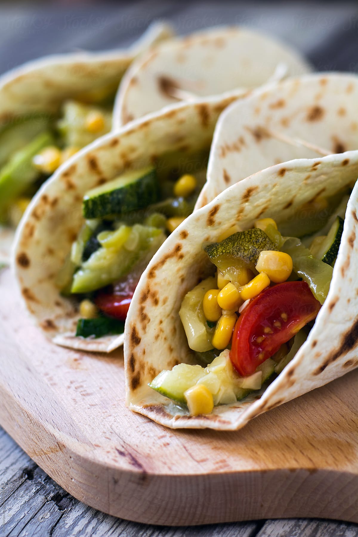 Vegetable tacos