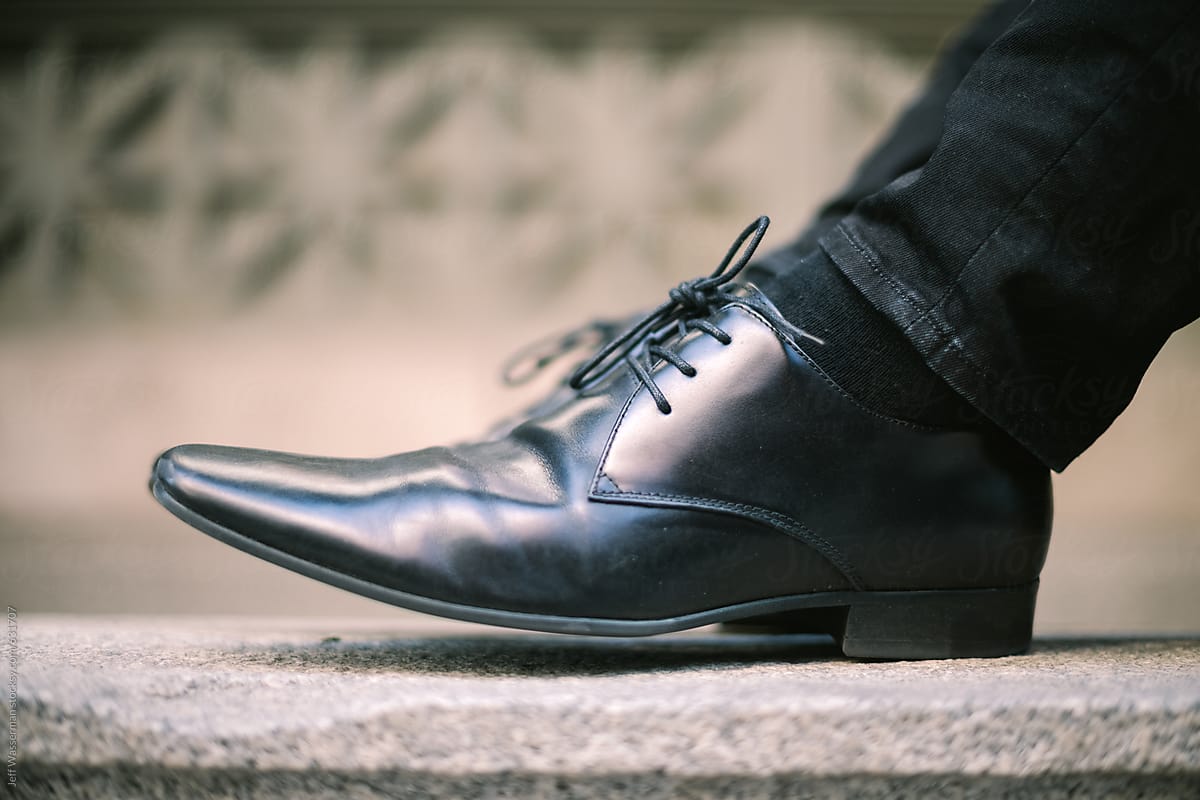Men\'s Black Oxford Shoe