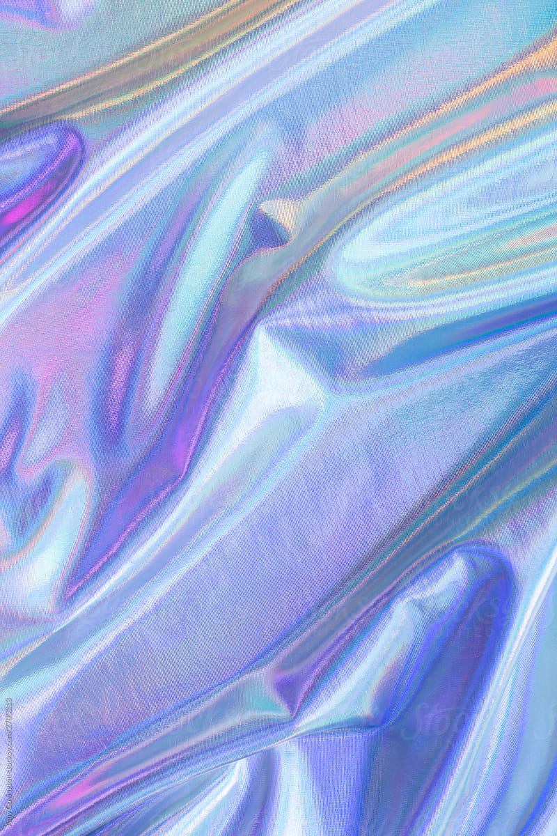 Holographic textile background