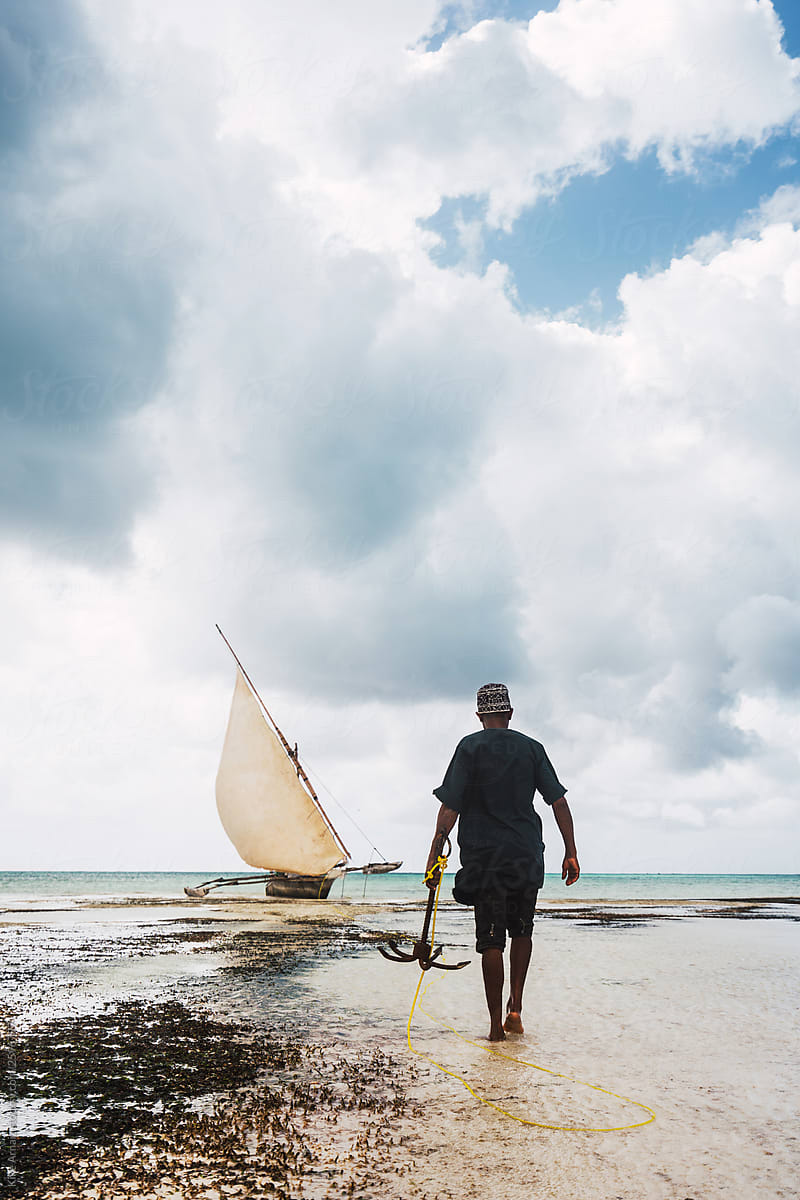 Fisher man in Zanzibar