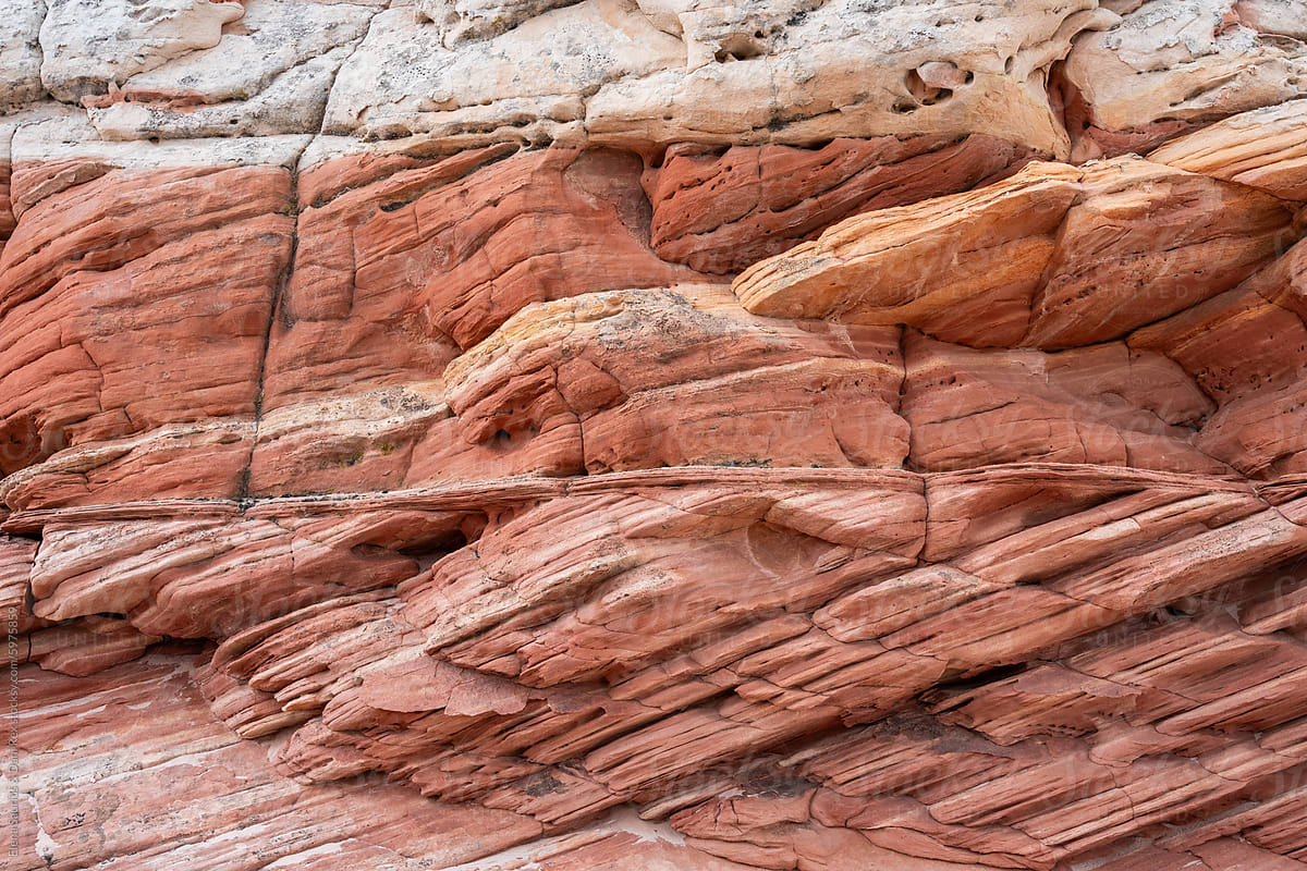 Rock Formations At Dusk, White Pocket, Arizona