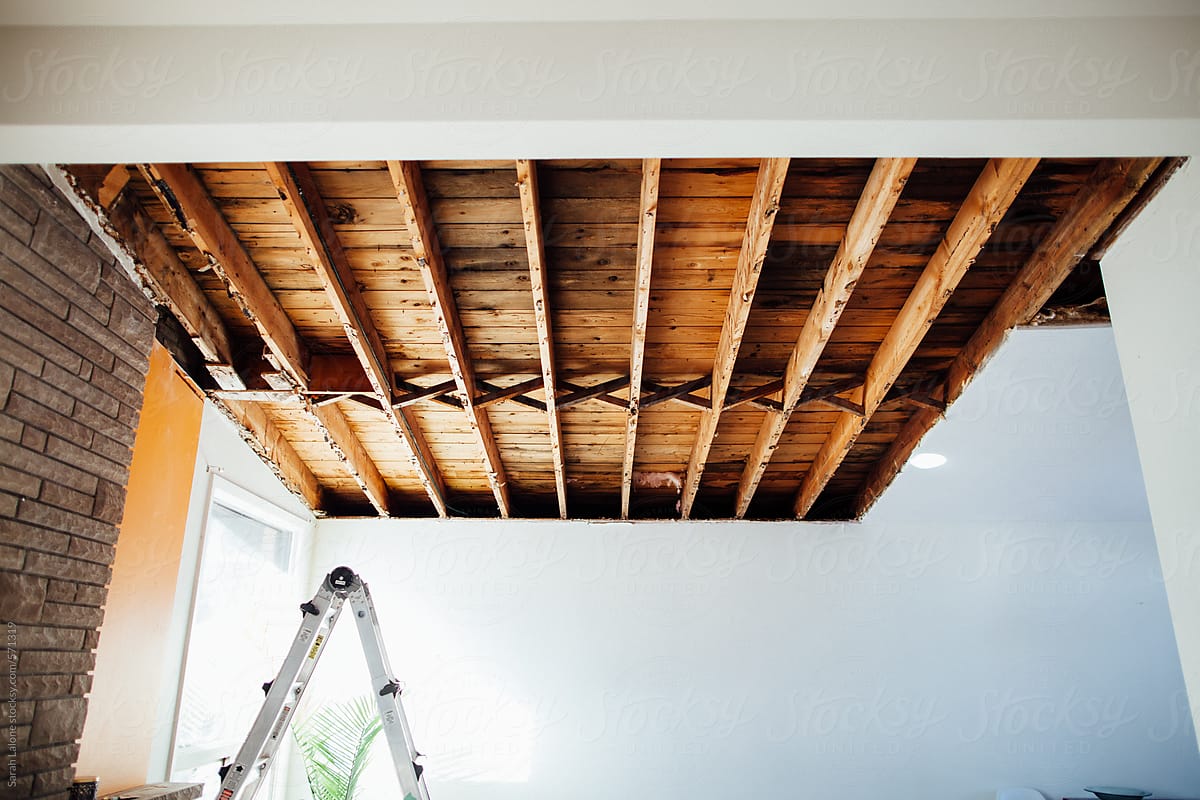 Indoor leaking roof repair