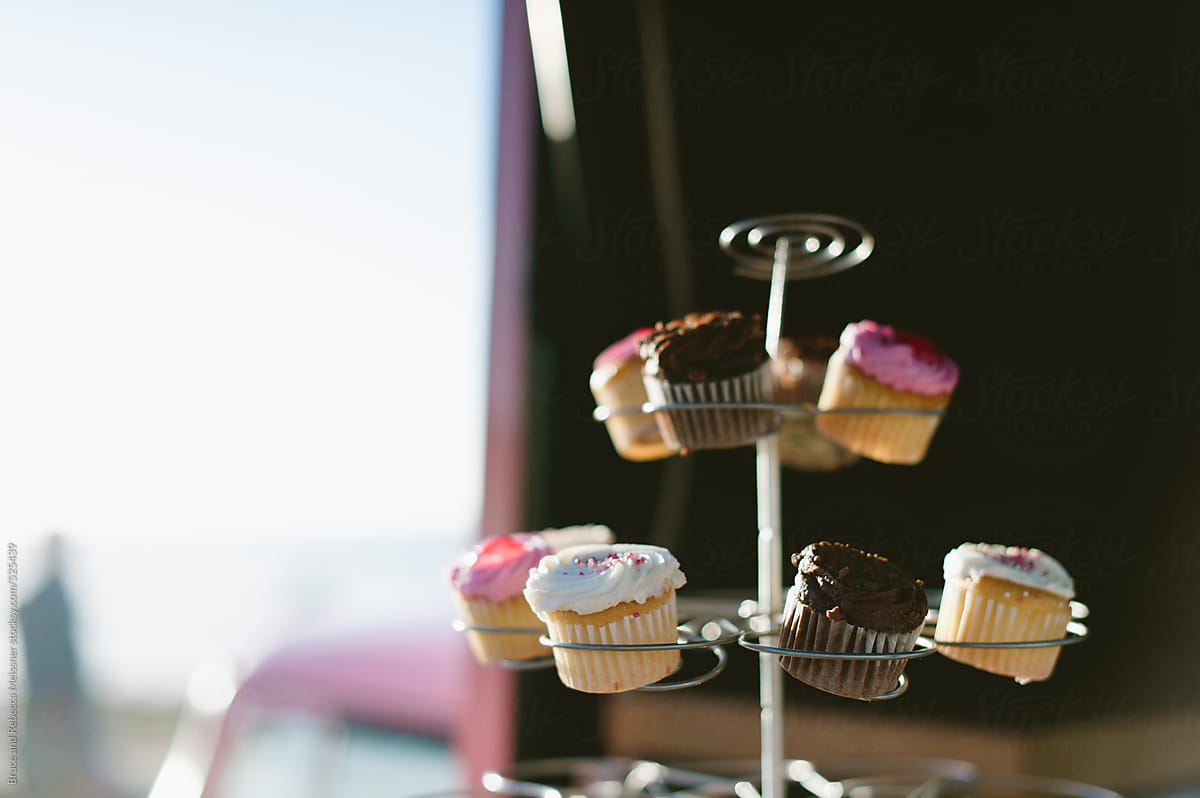 "Cupcakes For Sale" by Stocksy Contributor "Bruce And Rebecca Meissner